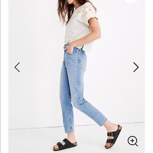 Madewell Mom Jean in Melva Wash